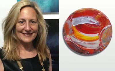 Janet Gervers in the 2020 Los Angeles Art Show