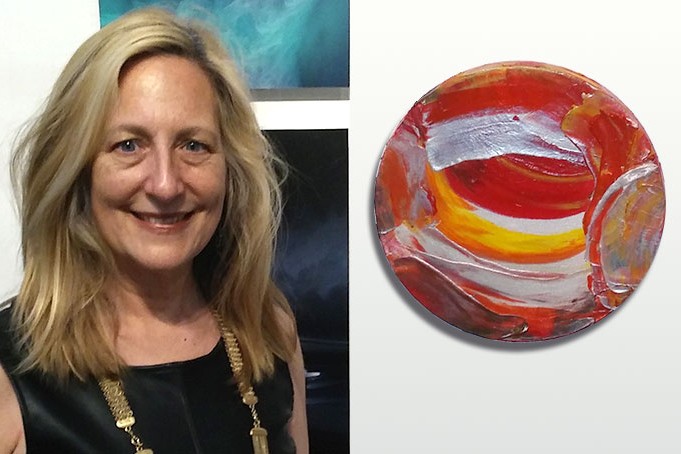 Janet Gervers in the 2020 Los Angeles Art Show