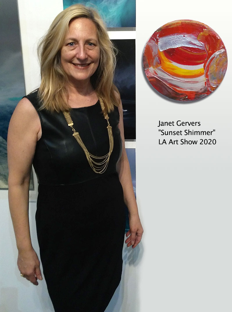 Janet Gervers Sunset Shimmer LA Art Show 2020