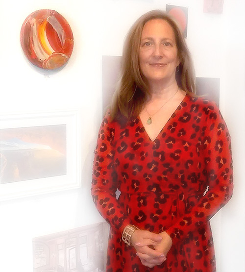 Spectrum 2021 BG Gallery Janet Gervers at Exhibit-Sunset Shimmer