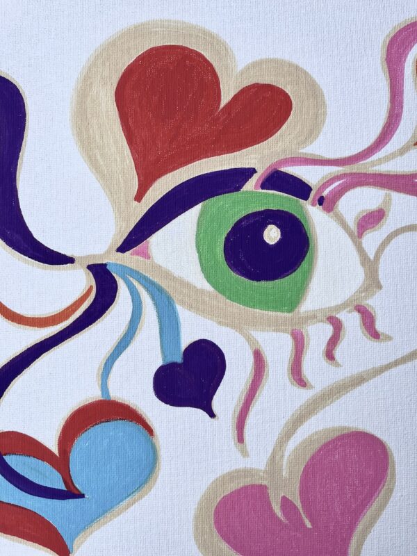 Eye Heart You (detail) -Janet Gervers-2024