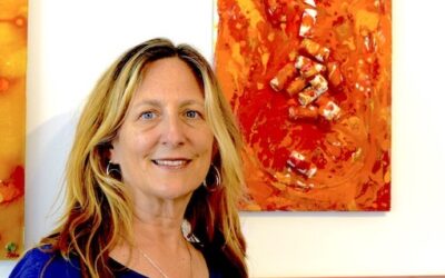 Sustainable Art By Janet Gervers Using Corks + Clothes